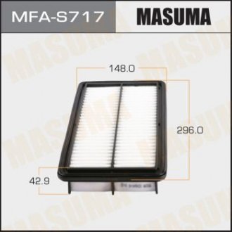Фільтр повітряний Suzuki SX4 2.0 (10-16) (MFA-S717) Masuma MFAS717 (фото 1)