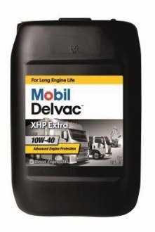 Олива моторна DELVAC XHP EXTRA 10W-40 (Каністра 20л) MOBIL 121737 (фото 1)