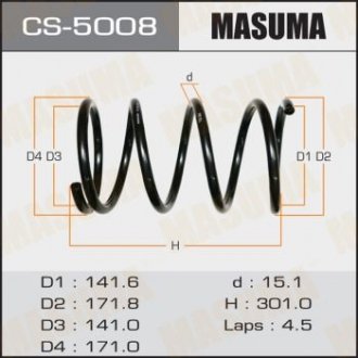 Пружина Masuma CS5008 (фото 1)