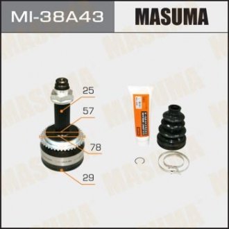 ШРУС наружный Mitsubishi Outlander (03-09) (нар 25/вн 29) Masuma MI38A43 (фото 1)