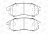 Колодки тормозные дисковые передні FIAT SEDICI (189_) 06-14|SUZUKI SX4 (EY, GY) CHAMPION 573646CH (фото 1)