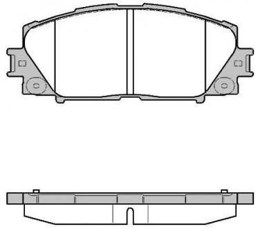 Колодки тормозные дисковые передні Lexus Ct (zwa10_) 1.8 10-,Toyota Prius 1.8 09- WOKING P13243.10 (фото 1)