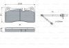 Тормозные колодки BOSCH 0986424061 (фото 2)