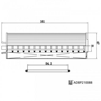 Фильтр масляный BLUE PRINT ADBP210088 (фото 1)