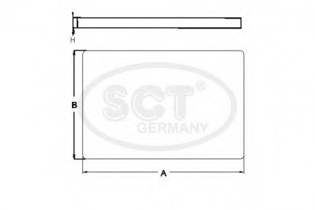 Фільтр салону Toyota Avensis 2.0 (00-), Camry 2.4, 3.0 (01-06), Celica 1.8 (99-05), Land Cruiser 2.7, 4.0 (00-), P (SA 1222) SCT GERMANY SA1222 (фото 1)