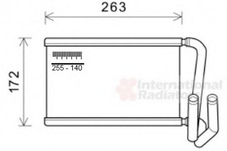 Радиатор отопителя SORENTO 2.5CRDi LHD 06- Van Wezel 83006169 (фото 1)