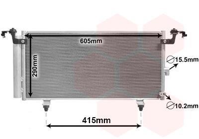 Радиатор кондиціонера Van Wezel 51005084 (фото 1)