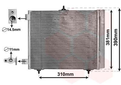 Радиатор кондиціонера Van Wezel 09005205 (фото 1)