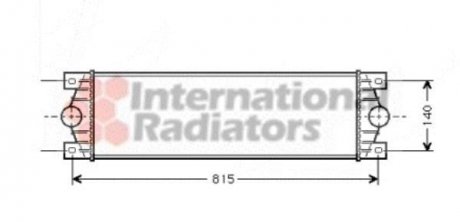 Радиатор інтеркулера Van Wezel 43004089 (фото 1)