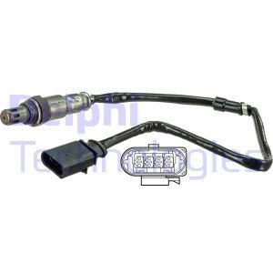 Лямбда-зонд (кількість дротів 4, 500мм) AUDI A3 CHEVROLET EPICA NISSAN X-TRAIL I SEAT ALTEA, ALTEA XL, CORDOBA, IBIZA III, LEON, TOLEDO III SKODA FABIA I, FABIA II, OCTAVIA II 1.2-2.2D 06.01- ES20678-12B1 Delphi ES2067812B1 (фото 1)