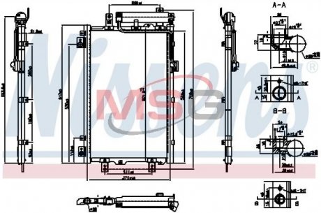 Радиатор кондиціонера First Fit NISSENS 940833 (фото 1)